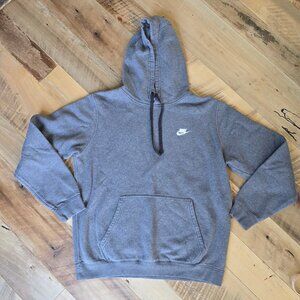 Nike Dark Gray Hooded Sweatshirt Size Large